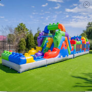 Combo Lego Water Slide w/ Lego Obstacle Course