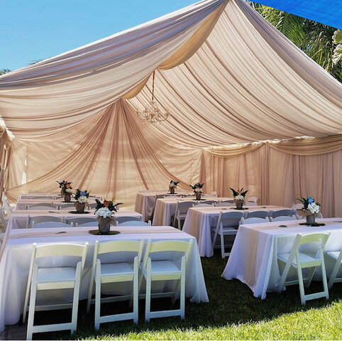 20 x 20 Draped Tent 