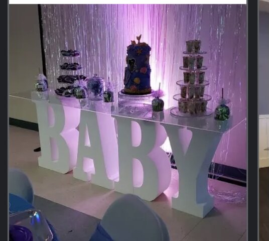 BABY Marquee W/ Base