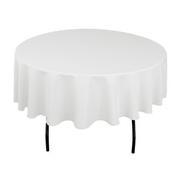 Round table linen 90 inch - white