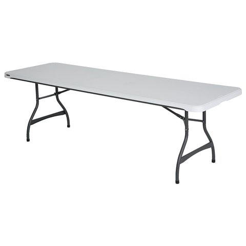 8ft White Plastic Tables