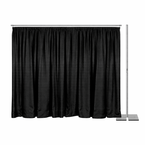 Pipe and Drape Add-On Kit - Black Drape
