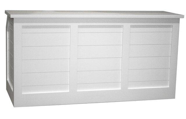 Premium Wood Bar, 6ft Wedding White