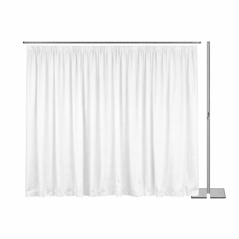 Pipe and Drape Add-On Kit - White Drape