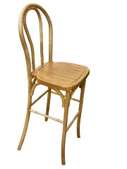 Chestnut Wood Bentwood Bar Stool