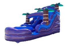 15ft Tropical Splash Water Slide - Dual Lane