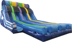 16ft Triple Splash DRY Slide - Triple Lane 