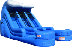 16ft Double Splash Water Slide - Dual Lane