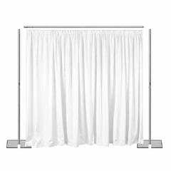 Pipe and Drape Starter Kit - White Drape