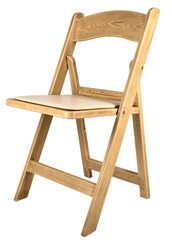 Wood Grain Resin Folding Chairs