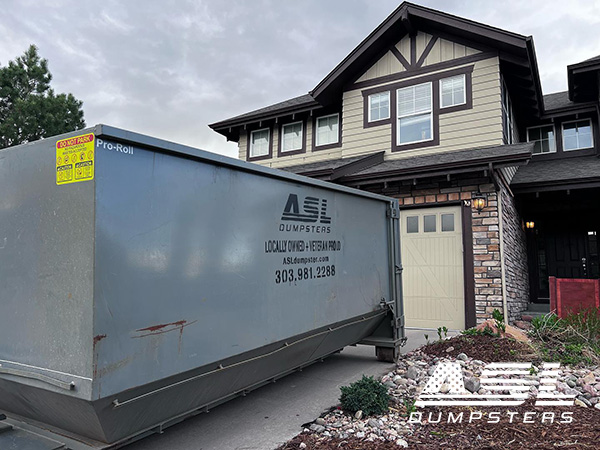 Rent a convenient 15-yard dump trailer from veteran-owned ASL Dumpsters for your waste disposal needs.