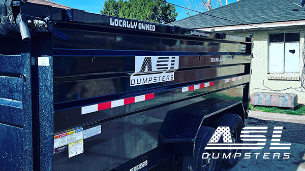 ASL Dumpsters offers 20-yard dumpsters for rent, perfect for large-scale projects in the Denver metro area.