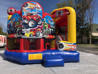 Off Road Racing 5 In 1 Combo Bounce House Rental