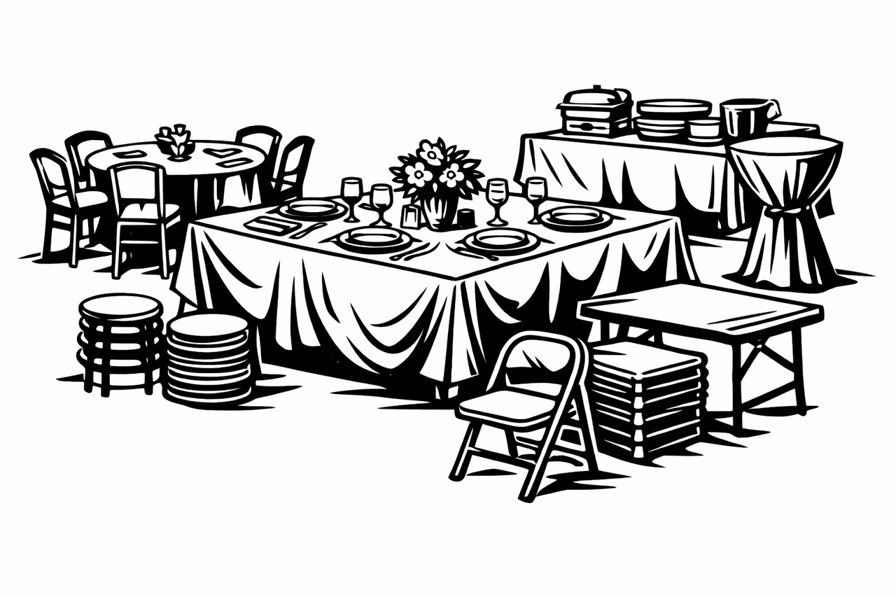 Table and chair rentals