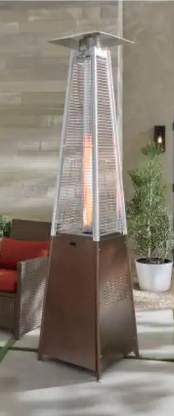 42,000 BTU Gold Gas Patio Heater