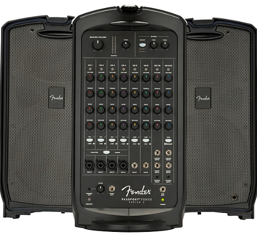 2 Speaker PA w/mic