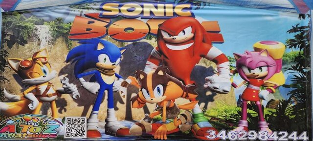 Sonic the Hedgehog Boom Banner