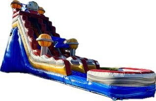 19 FT SINGLE LANE SPACE RIDER WATER SLIDE