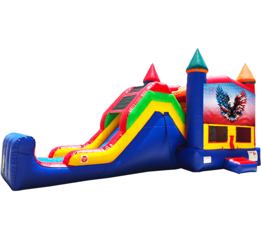 American Eagle Super Combo 5-in-1 inflatable with no background
