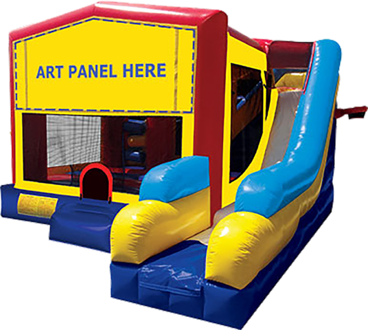 Backyard Combo bounce house rental from Austin Bounce House Rentals in Austin Texas