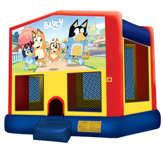 Bluey Bounce House rental in Austin Texas by Austin Bounce House Rentals