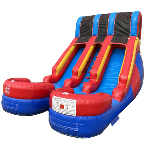 Double Crush Water Slide with white background