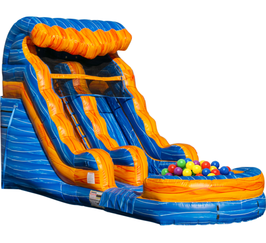 Melting Ice Water Slide with ball pit image