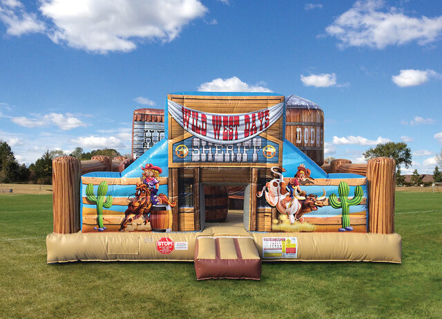 Wild West Toddler Inflatable rentals in Austin Texas from Austin Bounce House Rentals
