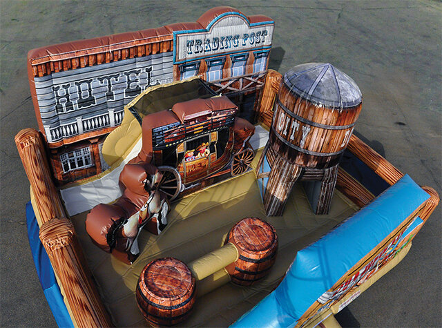 Wild West Toddler Playland overhead shot