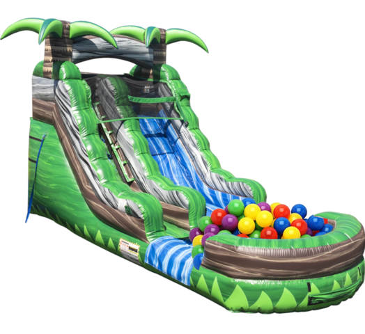 Rainforest Slide with ball pit image