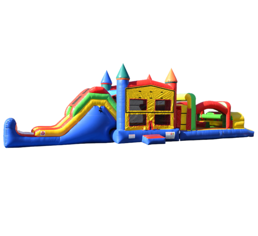 Super Duper Combo inflatable rental outside view