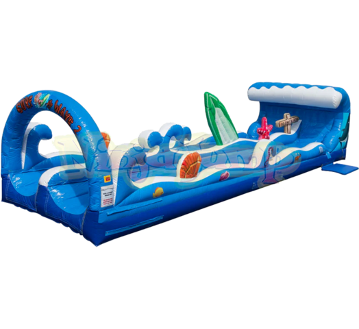 Slip and slide water slide for Summer fun in Austin Texas from Austin Bounce House Rentals