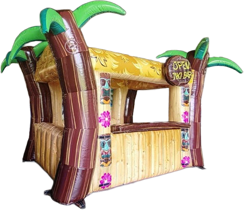 Tiki Bar rental item with no background from Austin Bounce House Rentals