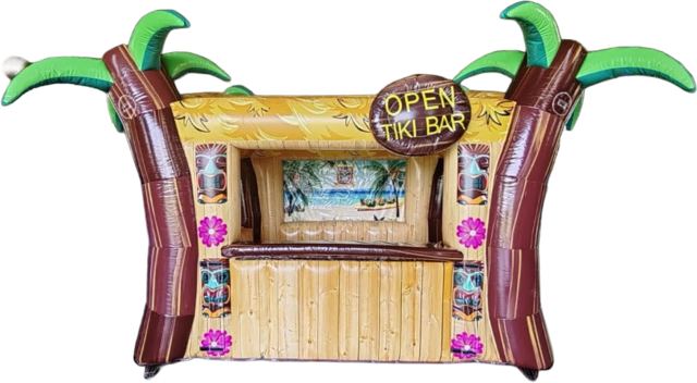 Tiki Bar rental for parties in Austin Texas from Austin Bounce House Rentals