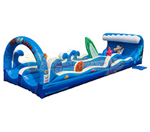 Surf the Wave Slip'n Slide rentals from Austin Bounce House Rentals