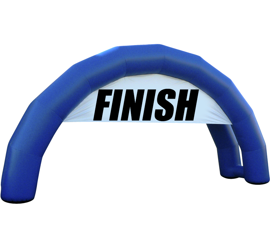 Finish Line Arch Entrance Arch in Austin Texas from Austin Bounce House Rentals