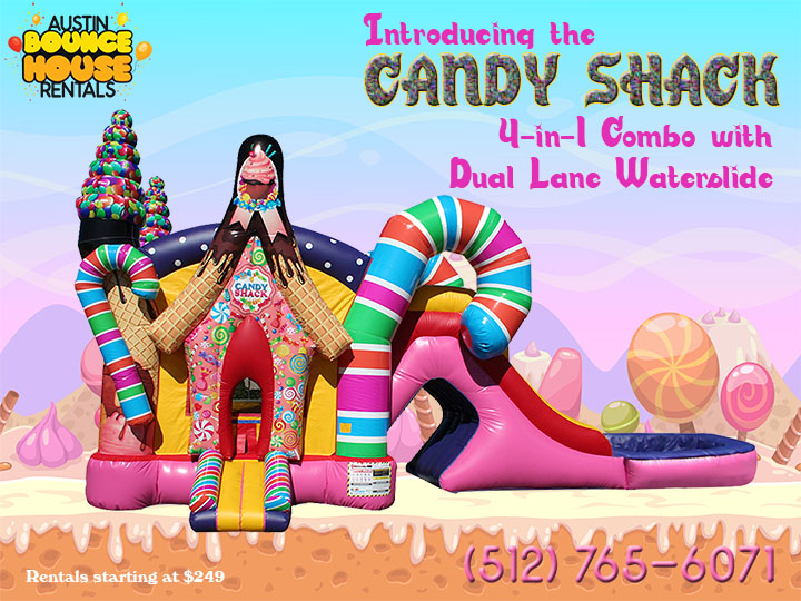 Candy Shack Combo - No Pool | Austin TX | Austin Bounce House Rentals