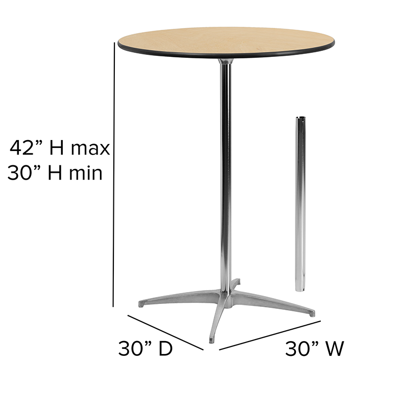 30 Inch Cocktail Table rentals from Austin Bounce House Rentals in Austin TX