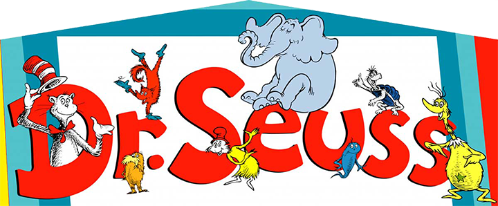 Dr Seuss art panel for bounce houses in Austin Texas from Austin Bounce House Rentals