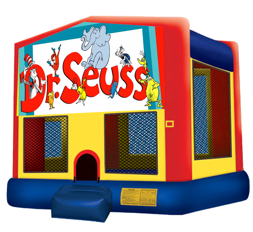 Dr Seuss Bounce House rentals in Austin Texas from Austin Bounce House Rentals