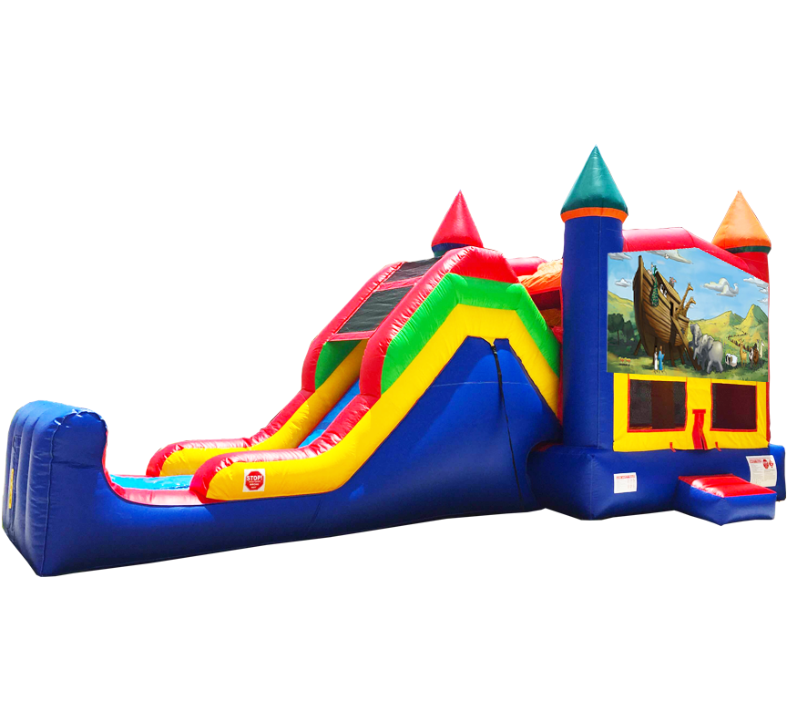 Noah's Ark Super Combo 5-in-1 Rentals in Austin Texas from Austin Bounce House Rentals