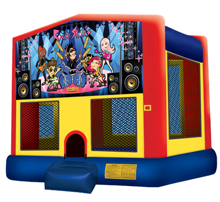 Rock Star Bounce House Rentals in Austin Texas from Austin Bounce House Rentals