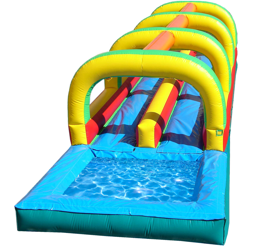 Slip and slide water slide for Summer fun in Austin Texas from Austin Bounce House Rentals
