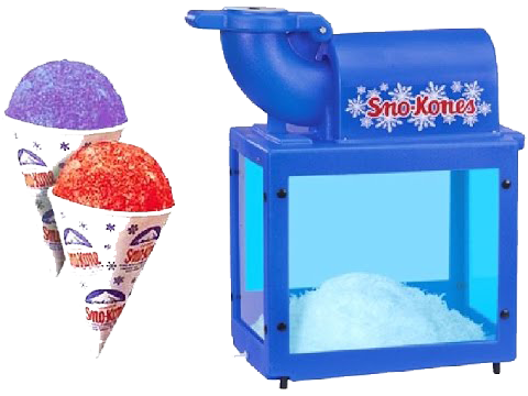 Classic Sno-Kone maker in Austin Texas from Austin Bounce House Rentals