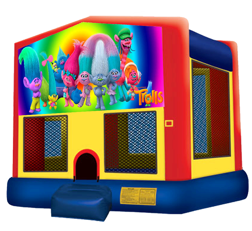 Trolls Bounce House Rentals in Austin Texas from Austin Bounce House Rentals