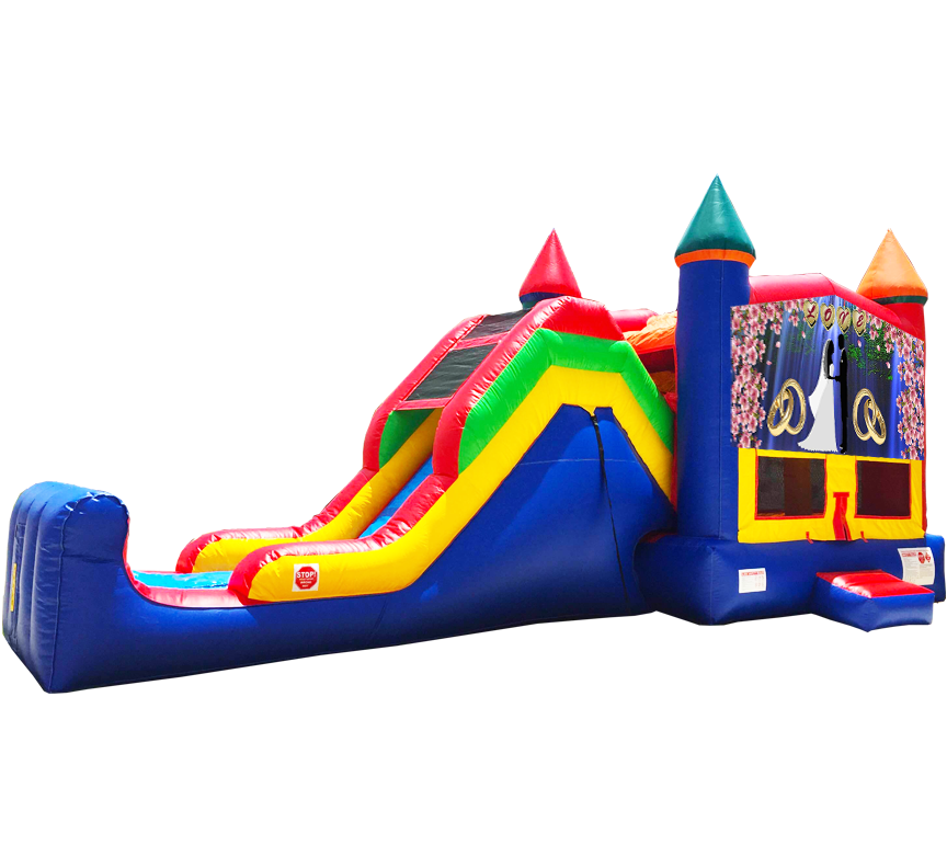 Wedding Love Super Combo 5-in-1 Rental in Austin Texas - Austin Bounce House Rentals