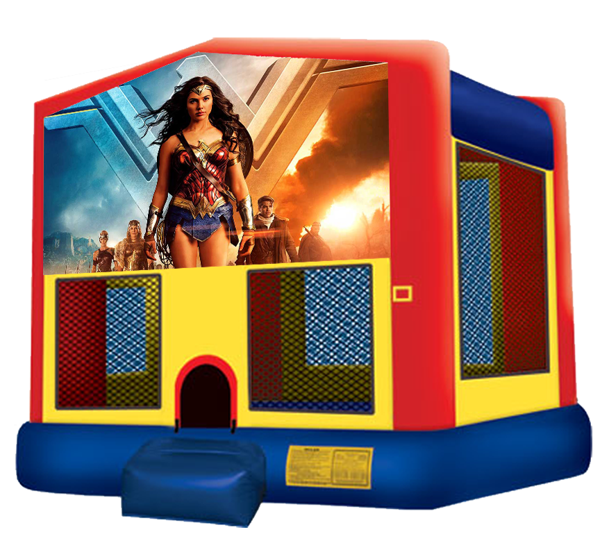 Wonder Woman Bounce House Rentals in Austin Texas from Austin Bounce House Rentals