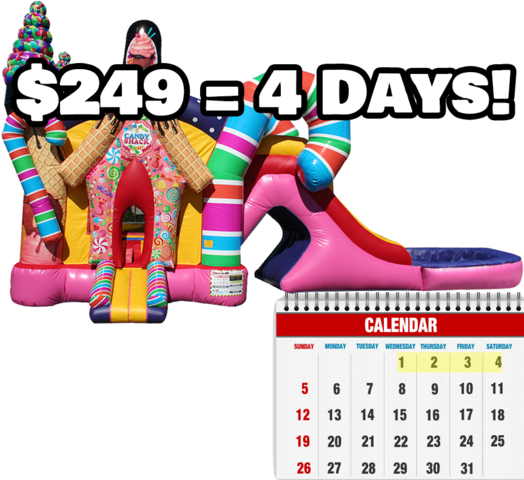 Candy Shack Combo - 4 Day Rental