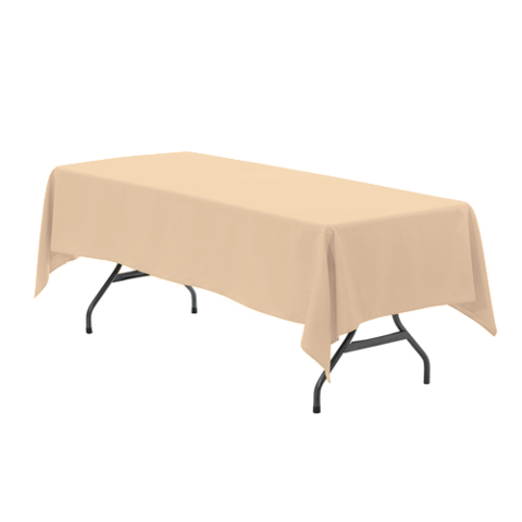 Beige Table Cloth for 8' Rect. Table