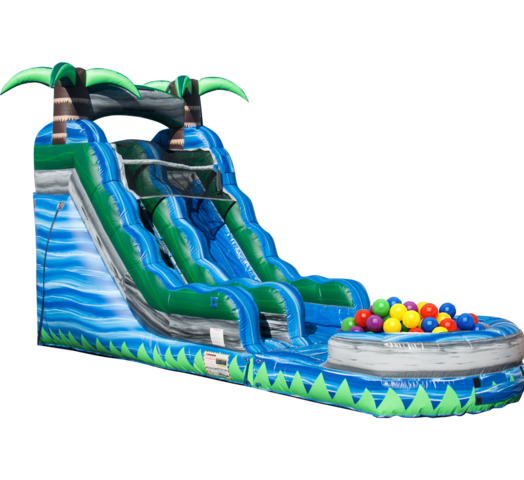 Blue Crush Slide w/ Ball Pit